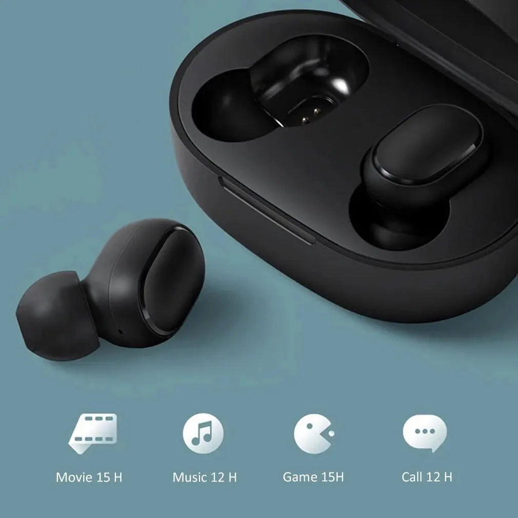 TWS A6S Wireless Bluetooth Headset Earbuds Noice Cancelling Earphone Bluetooth Headphones with Mic