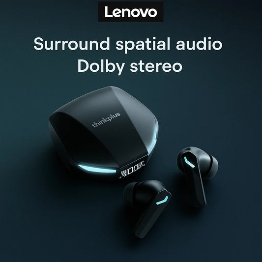 Lenovo XT53 Wireless Upgrade Bluetooth 5.4 Earphones Ultra Long Endurance Low Latency Gaming Headset LED Digital Display Earbuds