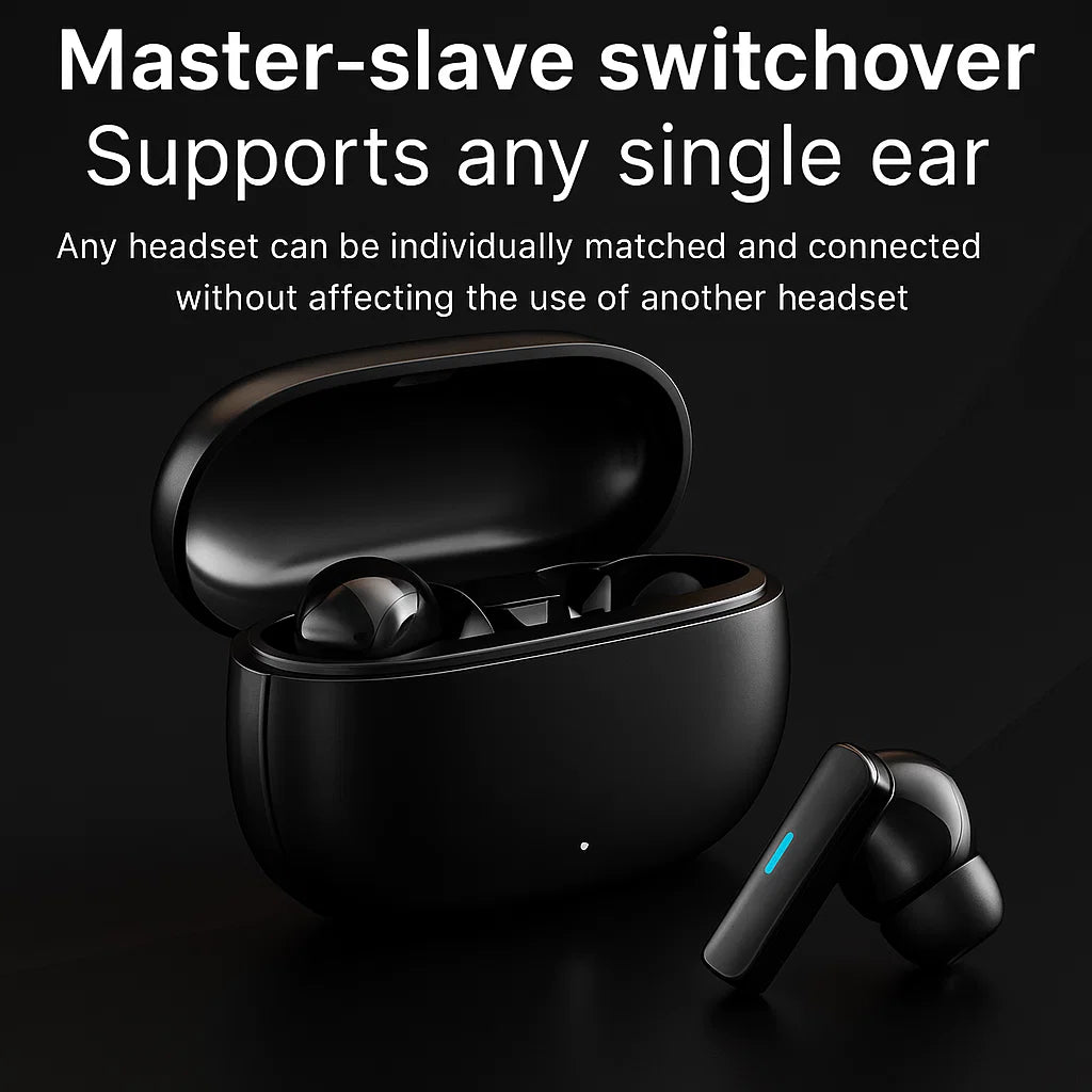 Earbuds True Wireless Earphone Noise Cancelling Update Bluetooth 5.3 Headset HD Music Headphone In-Ear Handsfree With Mic