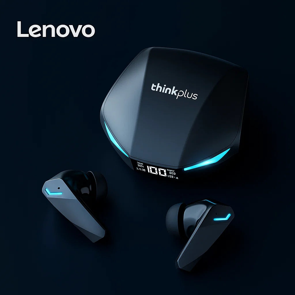 Lenovo XT53 Wireless Upgrade Bluetooth 5.4 Earphones Ultra Long Endurance Low Latency Gaming Headset LED Digital Display Earbuds