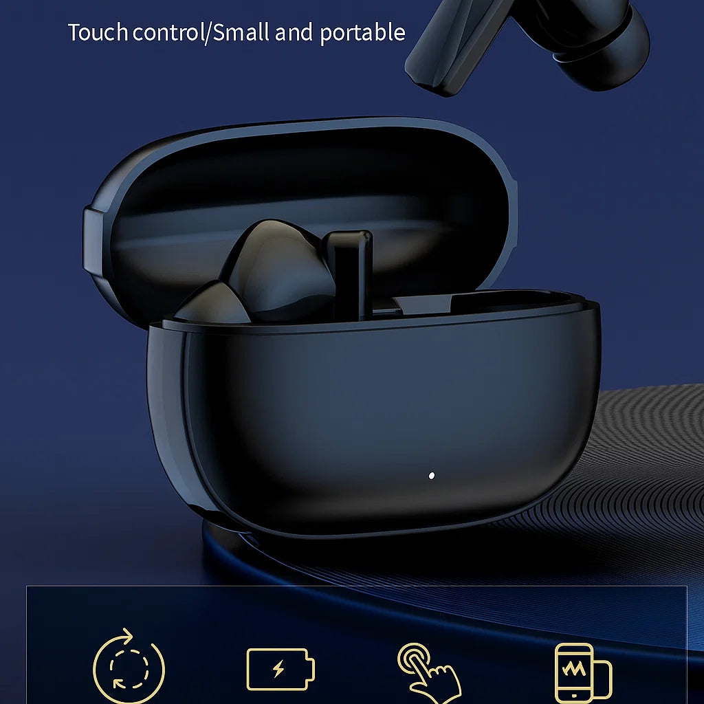 Earbuds True Wireless Earphone Noise Cancelling Update Bluetooth 5.3 Headset HD Music Headphone In-Ear Handsfree With Mic